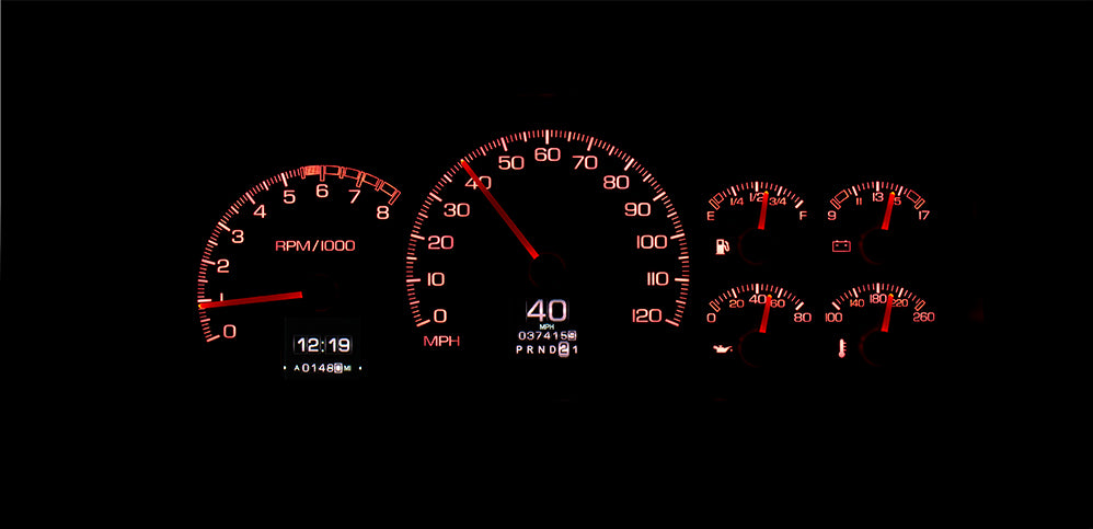1995-98 Chevy / GMC Truck and SUV Dakota Digital RTX Gauges