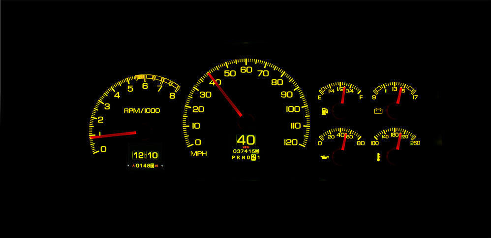 1995-98 Chevy / GMC Truck and SUV Dakota Digital RTX Gauges
