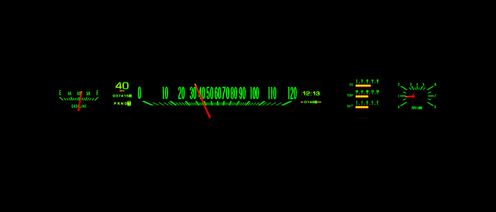 1969-70 Chevy Impala and Caprice Dakota Digital RTX Gauges