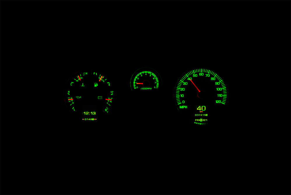 1988-90 Toyota FJ 60 Dakota Digital RTX Gauges