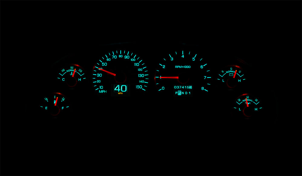 1994-98 Ford Mustang Dakota Digital RTX Gauges