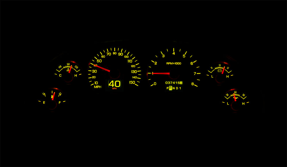 1994-98 Ford Mustang Dakota Digital RTX Gauges