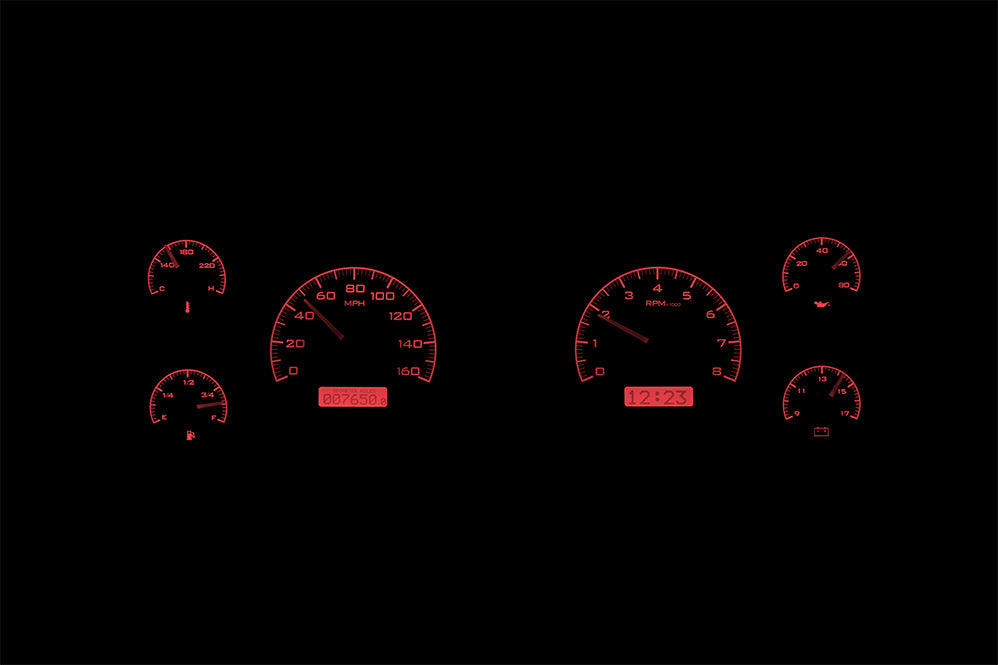 1982-85 Chevy S-10, Blazer and GMC S-15 Dakota Digital VHX Gauges