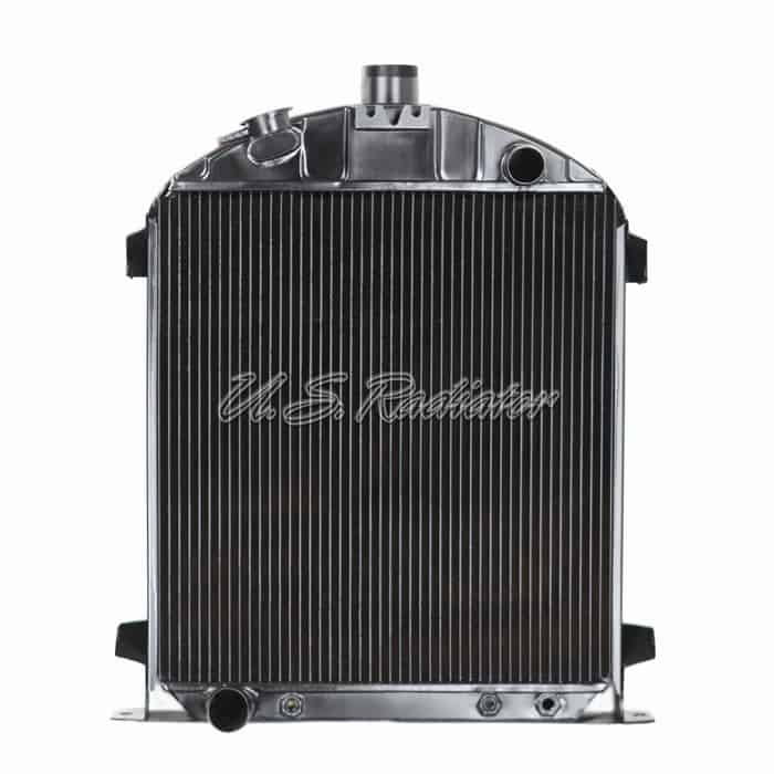 1928-29 Ford Model A with Small Block Ford Copper / Brass Radiator - US Radiator