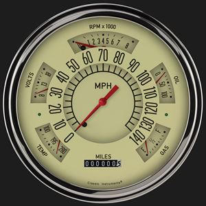 1949-50 Chevy Car Direct Fit Gauges - Classic Instruments