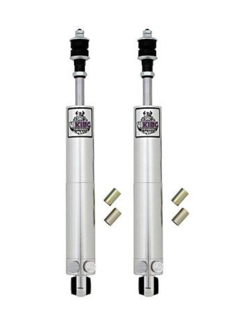 1968-1971 Ford Torino (Excl Wagon) Viking Double Adjustable Smooth Shocks for Dropped Ride Height (1.5"-3.0" Drop)