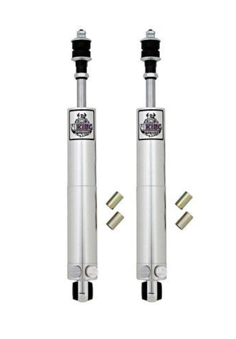 1955-1957 Chevy Tri-Five Viking Double Adjustable Smooth Shocks for Standard Ride Height (Factory-1.5")