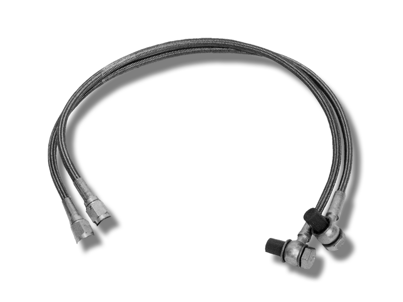 Pete and Jakes 1970-77 GM Intermediate 7/16-20 Front Disc Brake Hoses