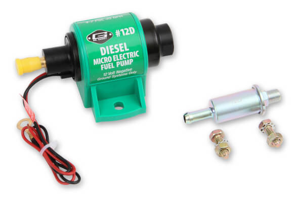 Mr. Gasket Diesel Micro Electric Inline Fuel Pump 4-7 PSI