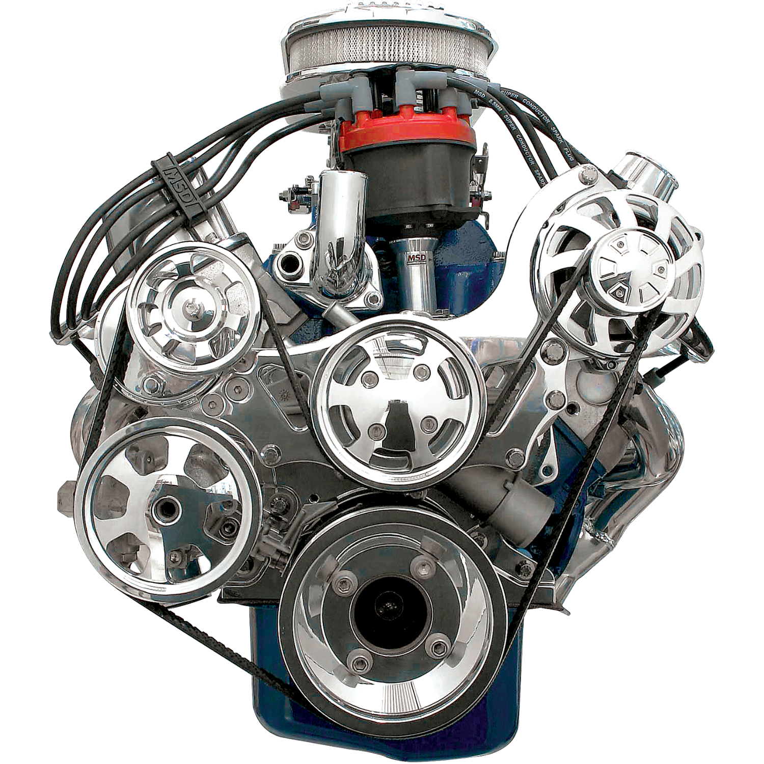 Billet Specialties Premium Tru Trac Serpentine System - Small Block Ford