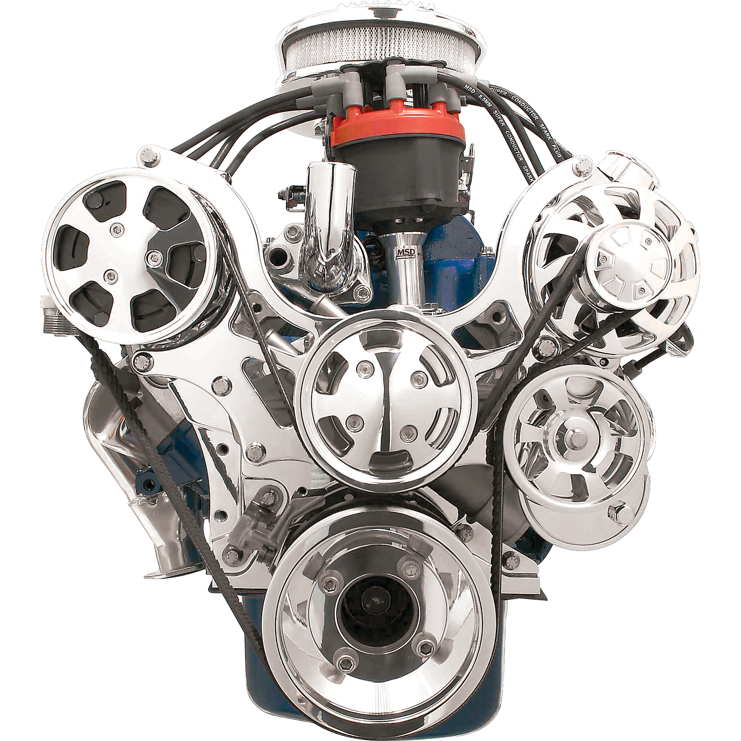 Billet Specialties Premium Tru Trac Serpentine System - Small Block Ford