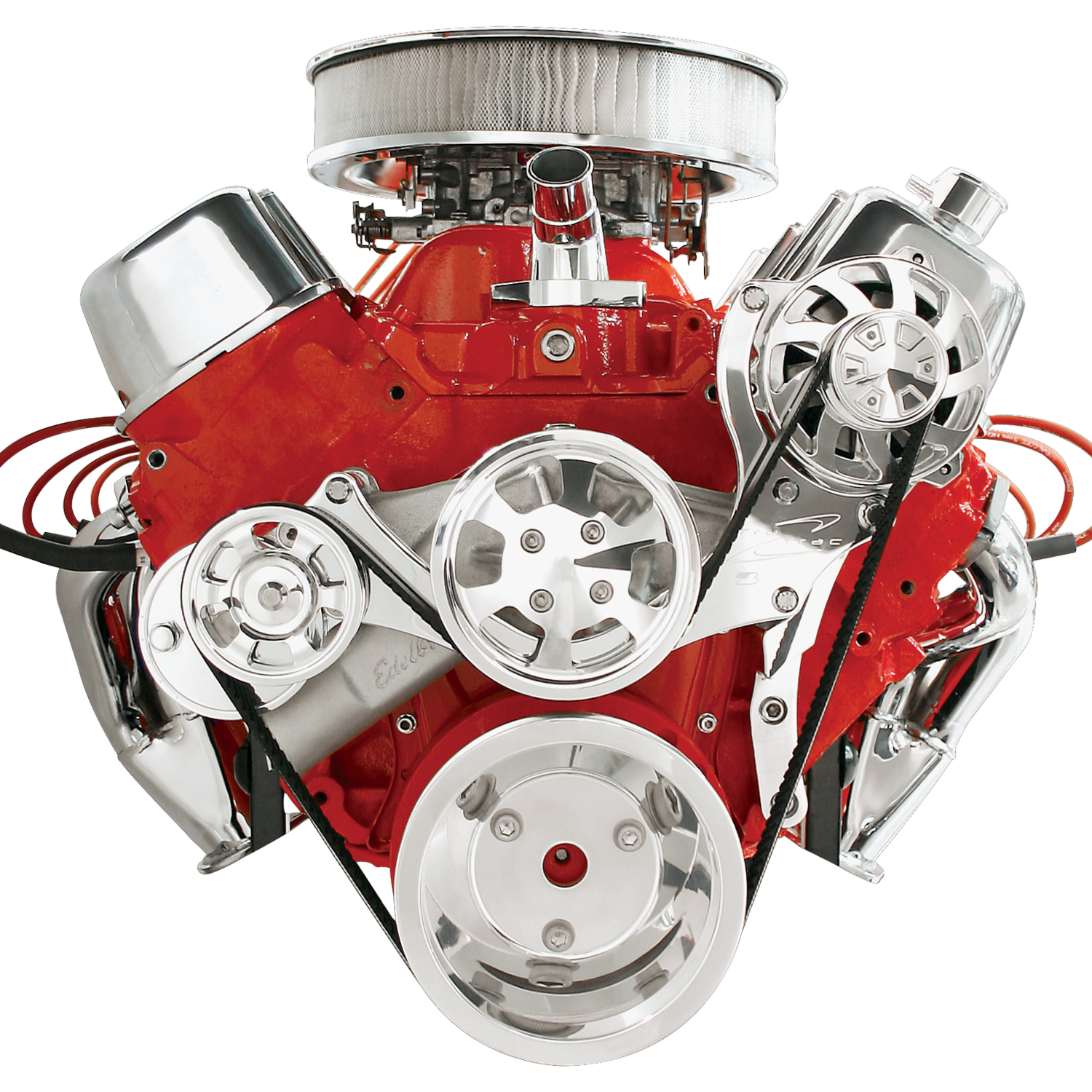 Billet Specialties Premium Polished Tru Trac Serpentine System - Big Block Chevy