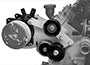Alan Grove Components LS Engine Chevy, Camaro / Firebird Air Conditioning Compressor Bracket, Low Profile, Passenger Side 141R