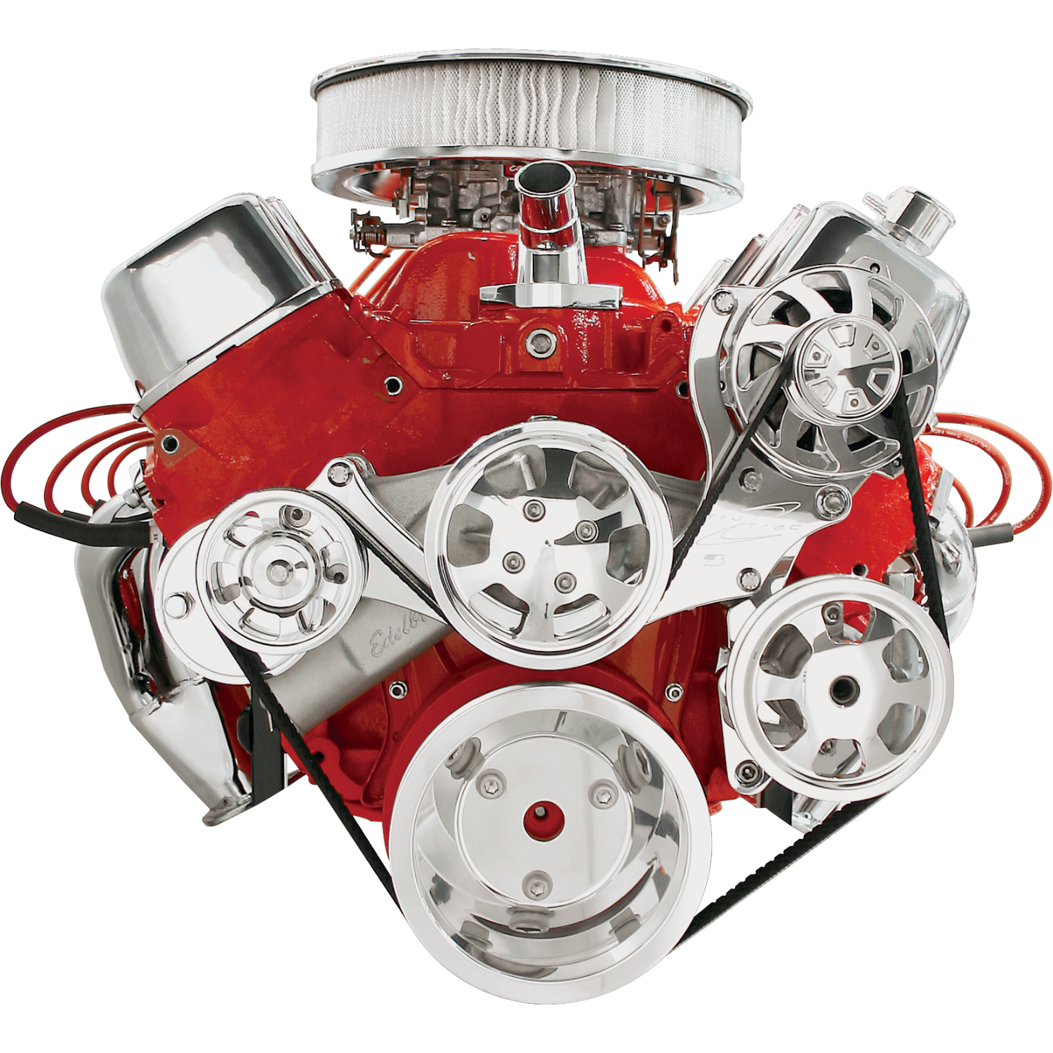 Billet Specialties Premium Polished Tru Trac Serpentine System - Big Block Chevy