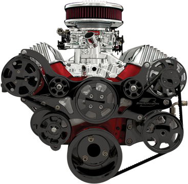 Billet Specialties Tru Trac Serpentine System - 348/409 Chevy