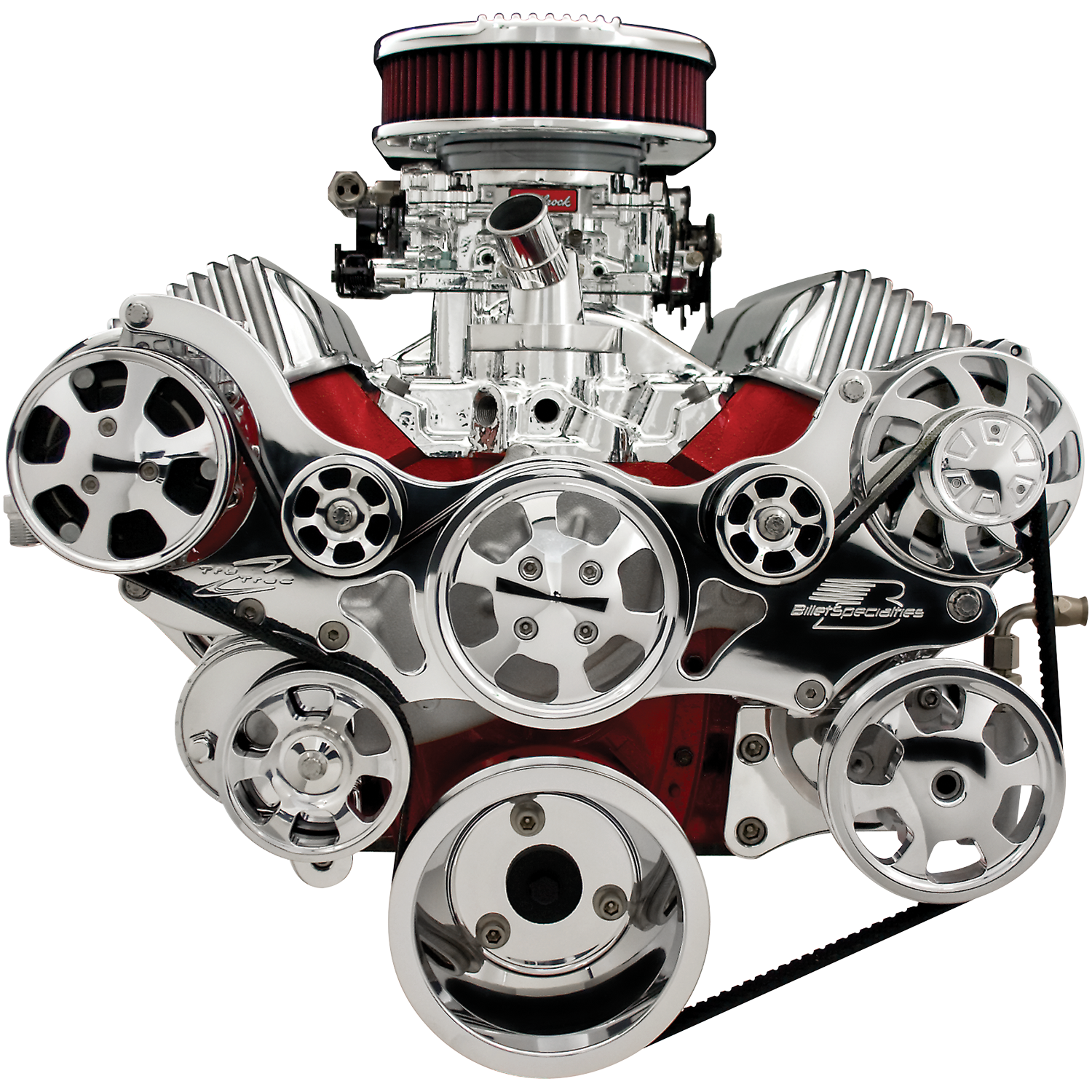 Billet Specialties Premium Tru Trac Serpentine System - 348/409 Chevy