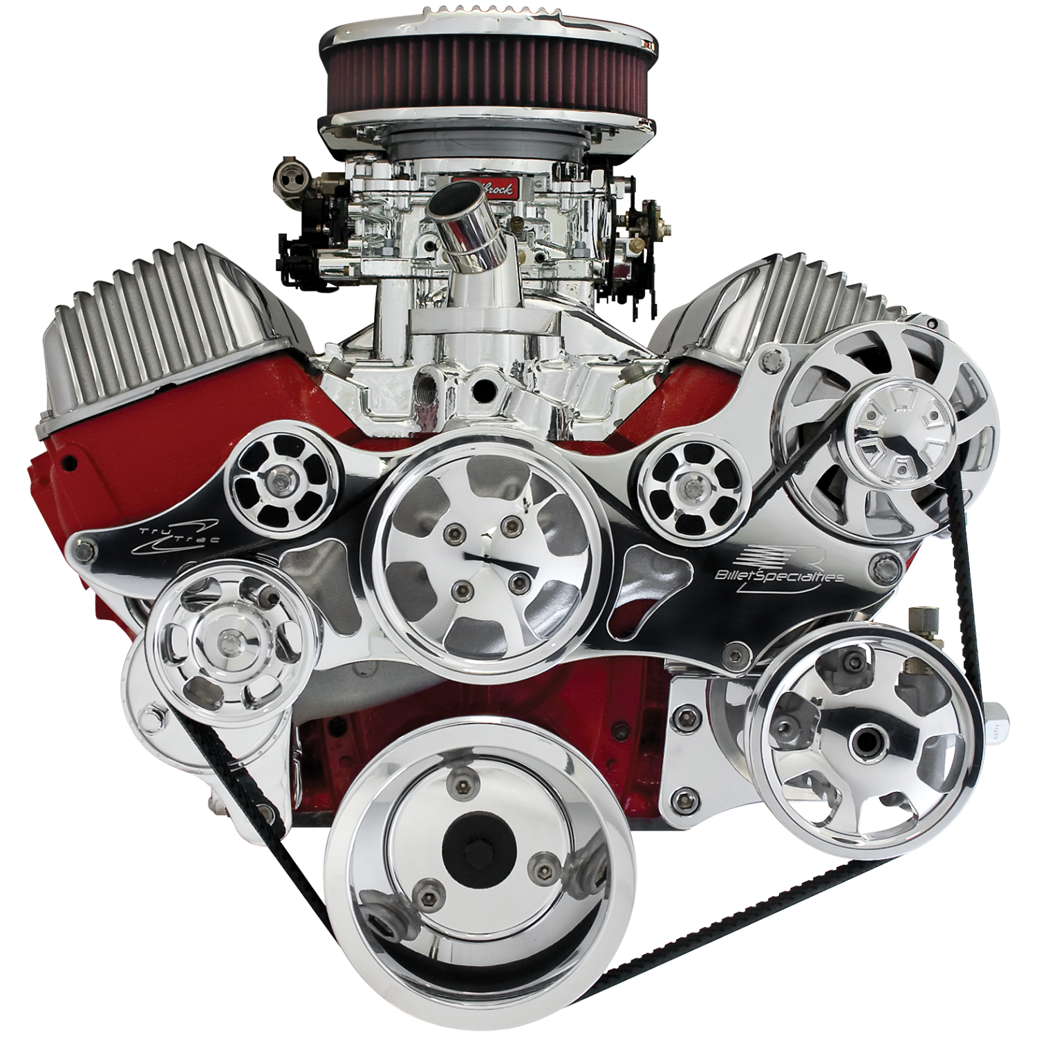 Billet Specialties Premium Tru Trac Serpentine System - 348/409 Chevy