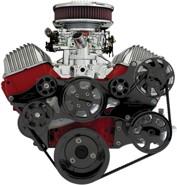 Billet Specialties Tru Trac Serpentine System - 348/409 Chevy