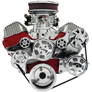 Billet Specialties Tru Trac Serpentine System - 348/409 Chevy