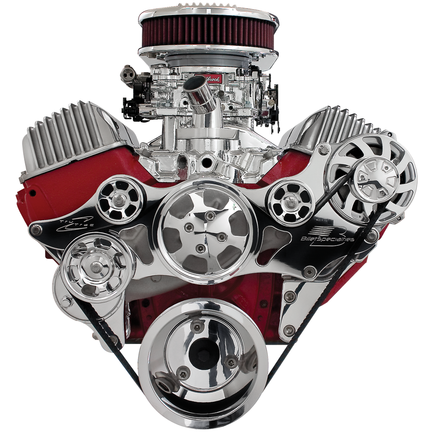 Billet Specialties Premium Tru Trac Serpentine System - 348/409 Chevy