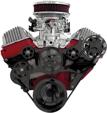 Billet Specialties Tru Trac Serpentine System - 348/409 Chevy