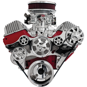 Billet Specialties Tru Trac Serpentine System - 348/409 Chevy