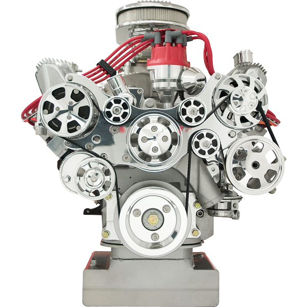 Billet Specialties Premium Tru Trac Serpentine System - FE Ford