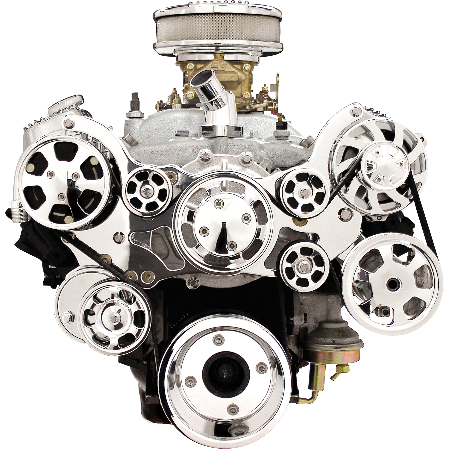 Billet Specialties Premium Tru Trac Serpentine System - Pontiac