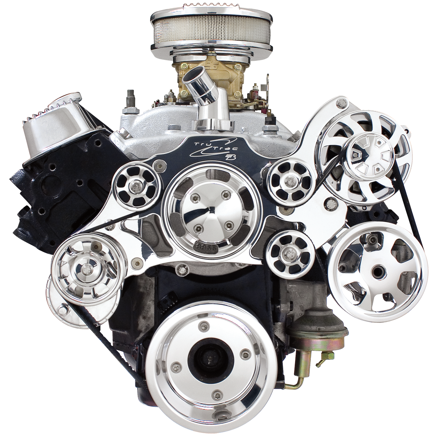 Billet Specialties Premium Tru Trac Serpentine System - Pontiac