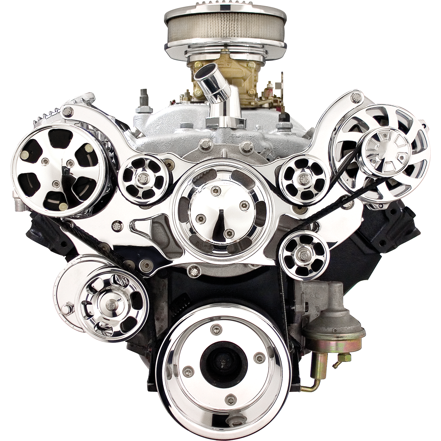 Billet Specialties Premium Tru Trac Serpentine System - Pontiac