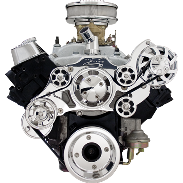 Billet Specialties Tru Trac Serpentine System - Pontiac