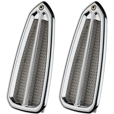 Billet Specialties 1968-69 Camaro Door Jam Vents, (Pair)