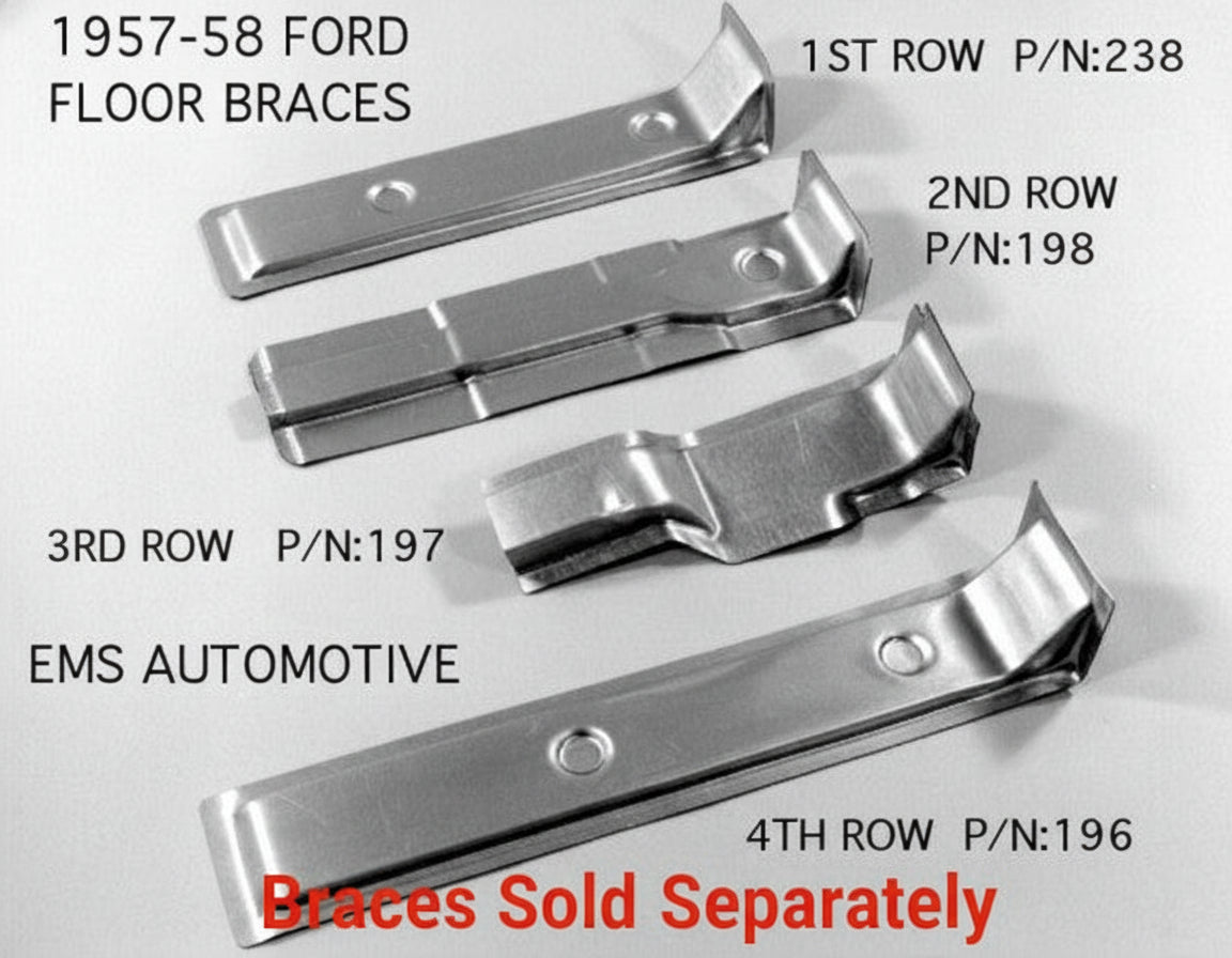 1957-58 Ford Car First Row Floor Brace