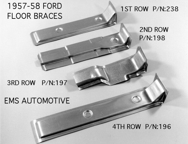 1957-58 Ford Second Row Floor Brace