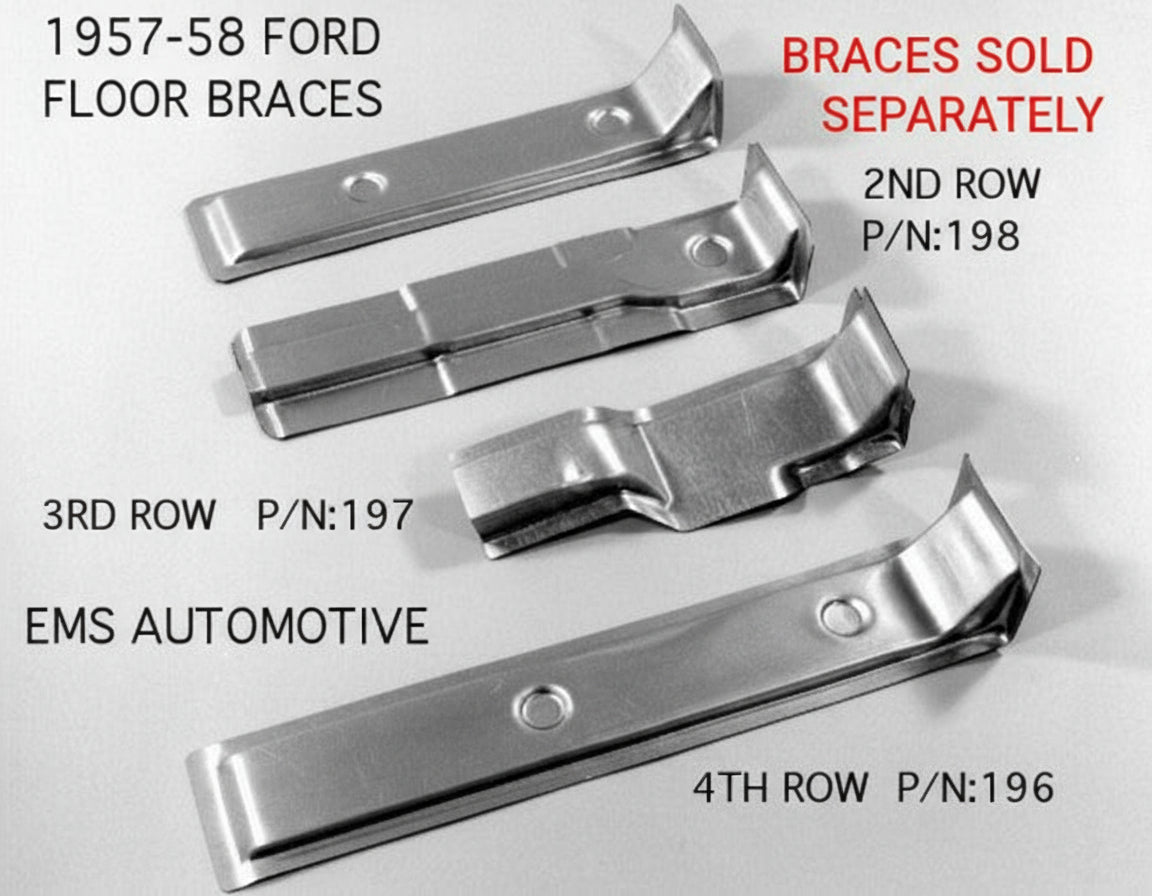 1957-58 Ford Car Fourth Row Floor Brace