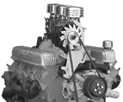 Alan Grove Components 401 - 425 Buick Alternator Bracket, High Mount, Passenger Side 240R