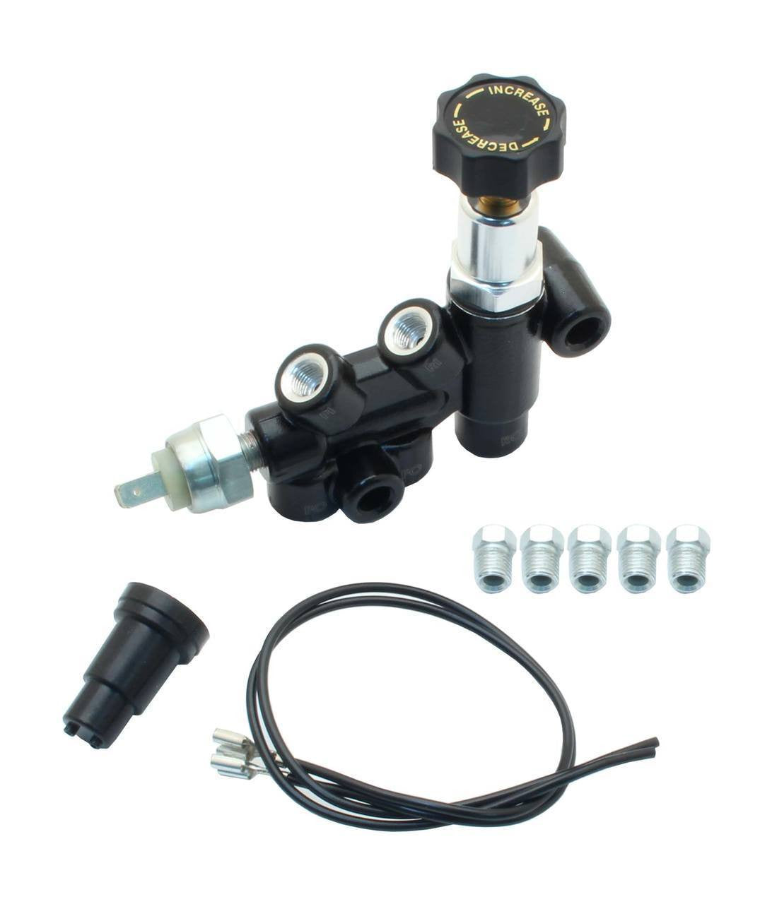 Adjustable Proportioning Valve Kit with Under Master Cylinder Mount