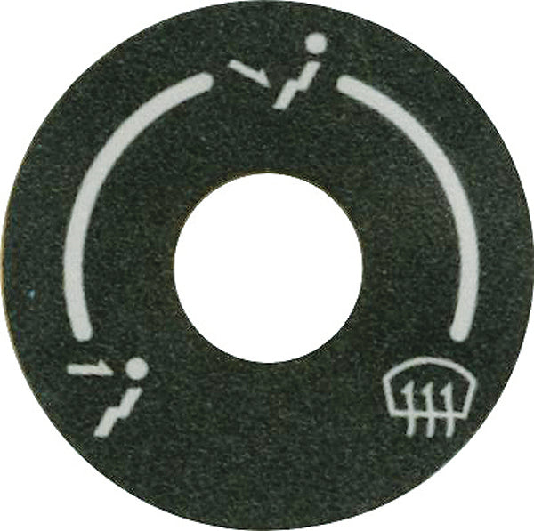 Vintage Air Rotary Control Panel Mode Decals
