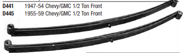 Posies 1955-59 Chevy/GMC 1/2 Ton Front Dual-Flex Springs (Pair)