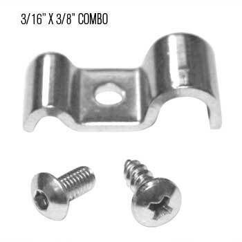Kugel Komponents Double Clamp 3/16 Inch x 3/8 Inch Combos - 6 Pack