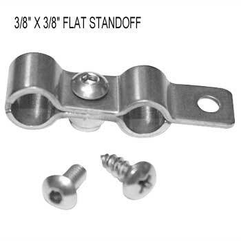 Kugel Komponents Flat Standoff 3/8 Inch x 3/8 Inch - 4 Pack