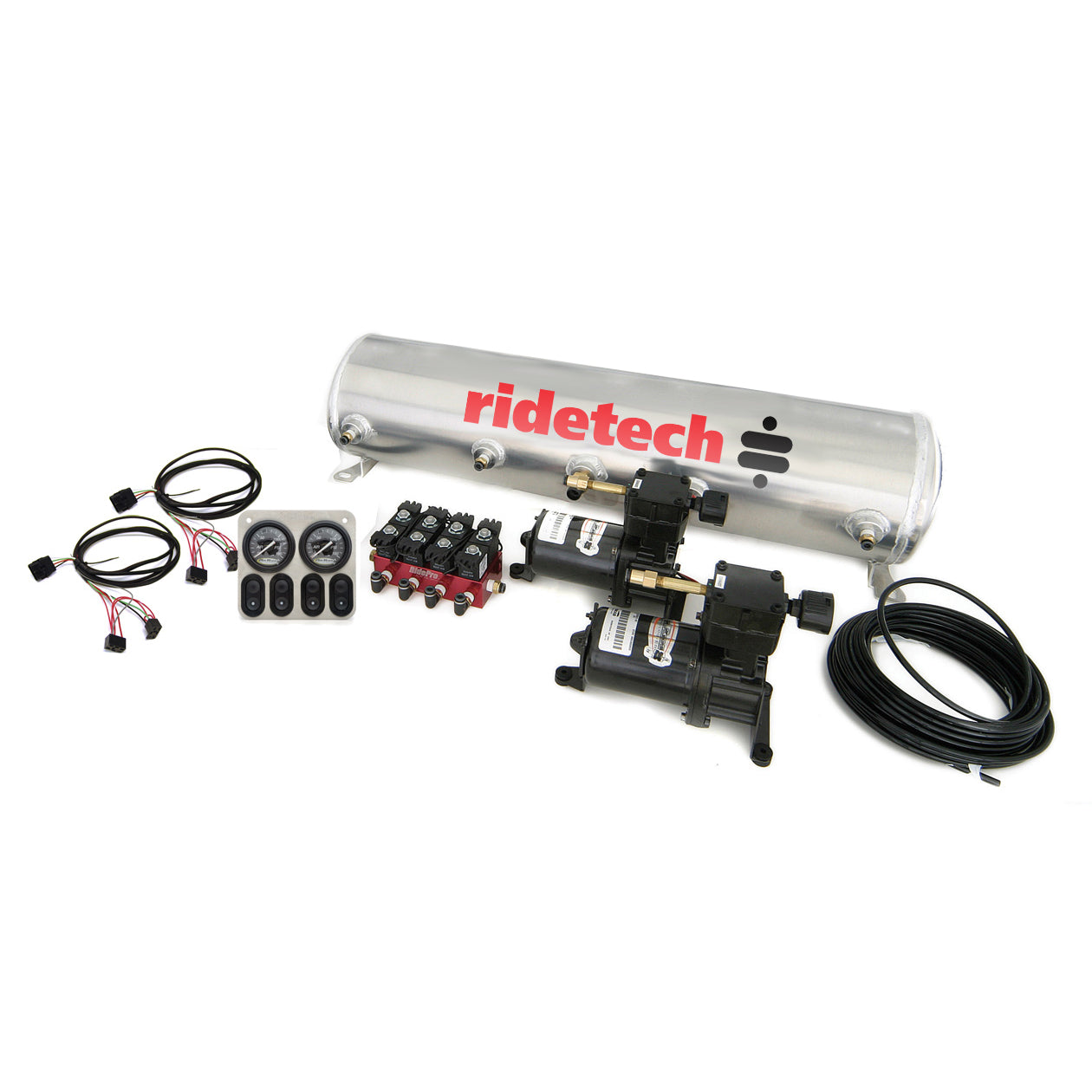 RideTech 5 Gallon Analog Air Ride Compressor Leveling System
