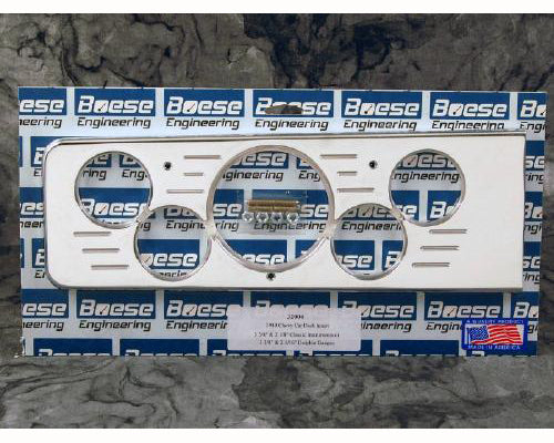 Boese Engineering 1940 Chevy Billet Aluminum Dash Insert for Classic Instruments Gauges (3 1/8" & 2 1/16")