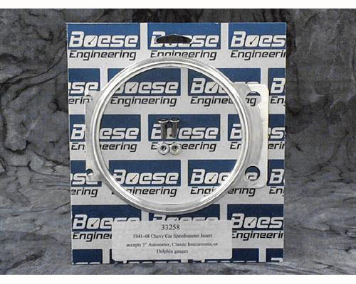 Boese Engineering 1941-1948 Chevy Car Speedometer Insert for 5" Gauge