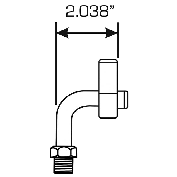 Vintage Air Compressor Block Fitting TiteFit