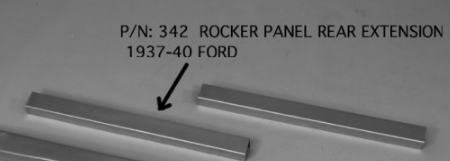1937-40 Ford Rocker Panel Extension