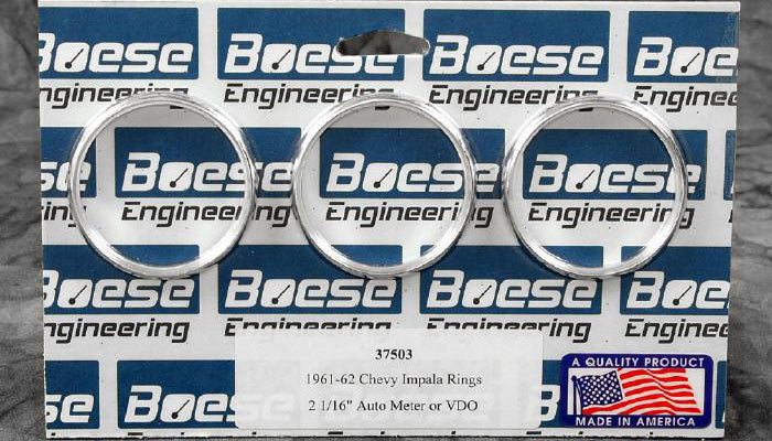 Boese Engineering 1961-1962 Chevy Impala Billet Aluminum Adapter Rings