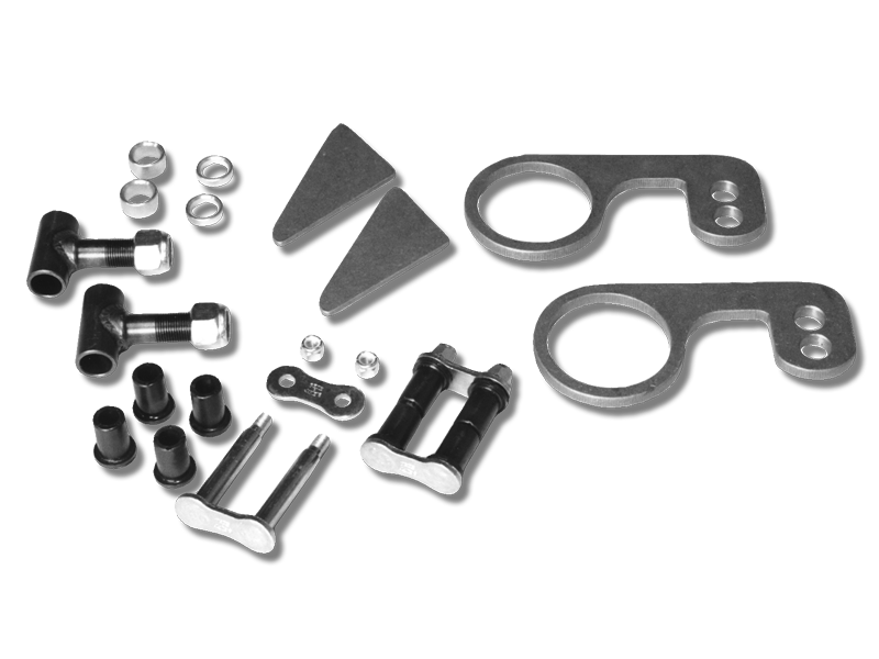 Pete and Jakes 1932-34 Ford Adjustable Rear Spring Hanger Kit