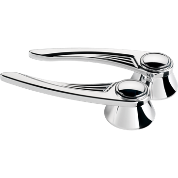 Billet Specialties Ball Milled Style Door Handle, (Pair)