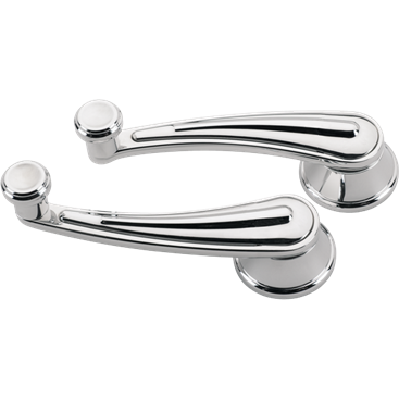 Billet Specialties Rail Style Window Crank, (Pair)